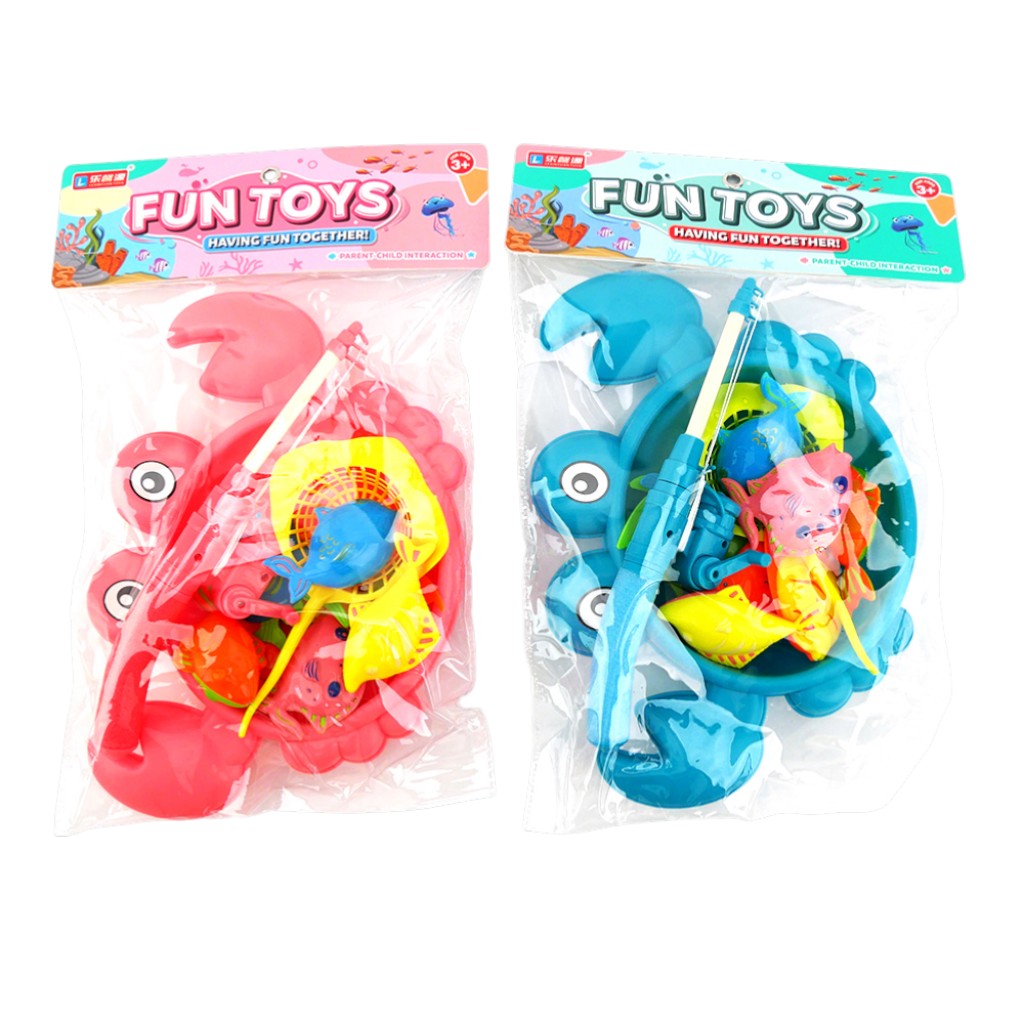 Thylo & Olie Cesta De Cangrejo Con Accesorios De Pesca Surtido