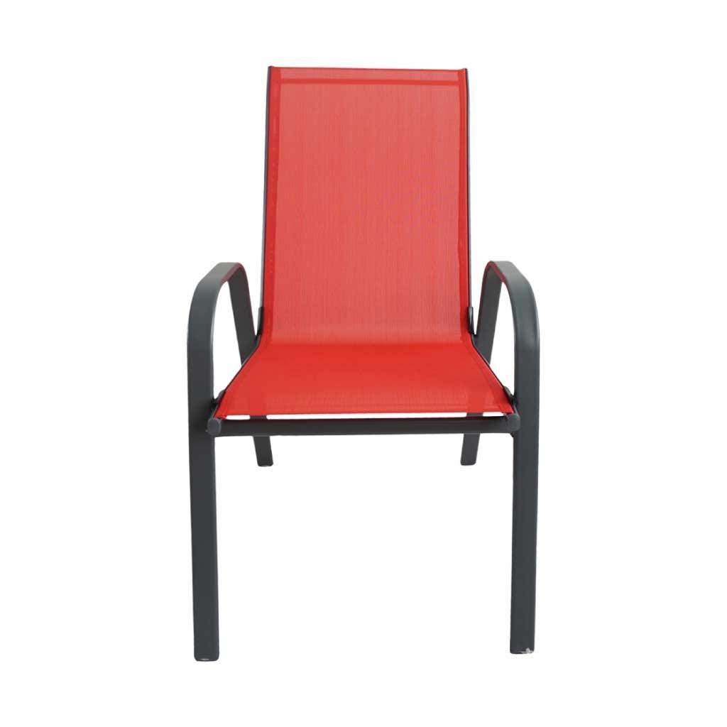Silla Apilable Santiago rojo