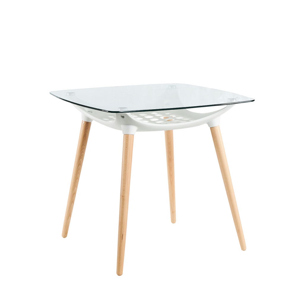 Mesa de comedor blanca Alfredo