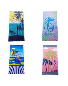 Toalla De Playa Estampado De Verano Surtido 68X138Cm