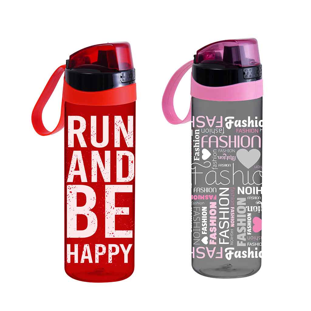 Termo Con Estampado Rosado 750Ml