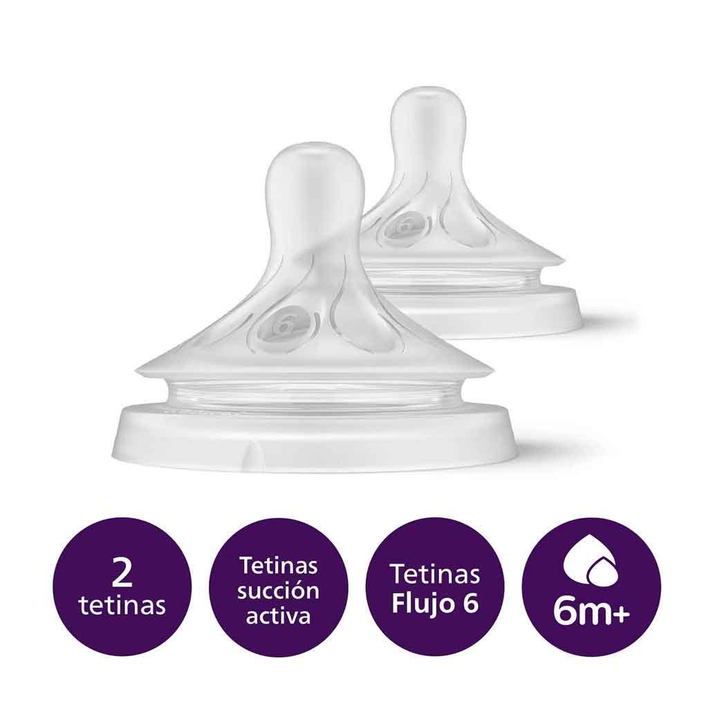 Tetina Natural Response - Flujo 6- 6M+ Avent