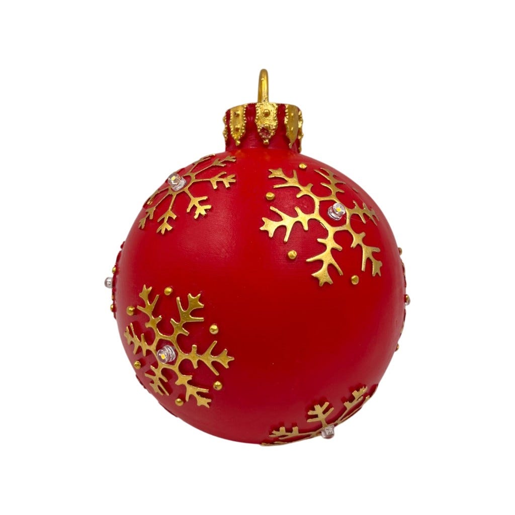 Bambalina Decorativa Con Led 12 Cm