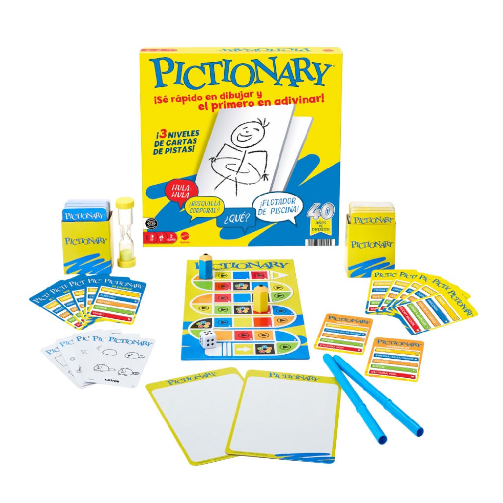 Pictionary Juego De Mesa Original 40 Aniversario