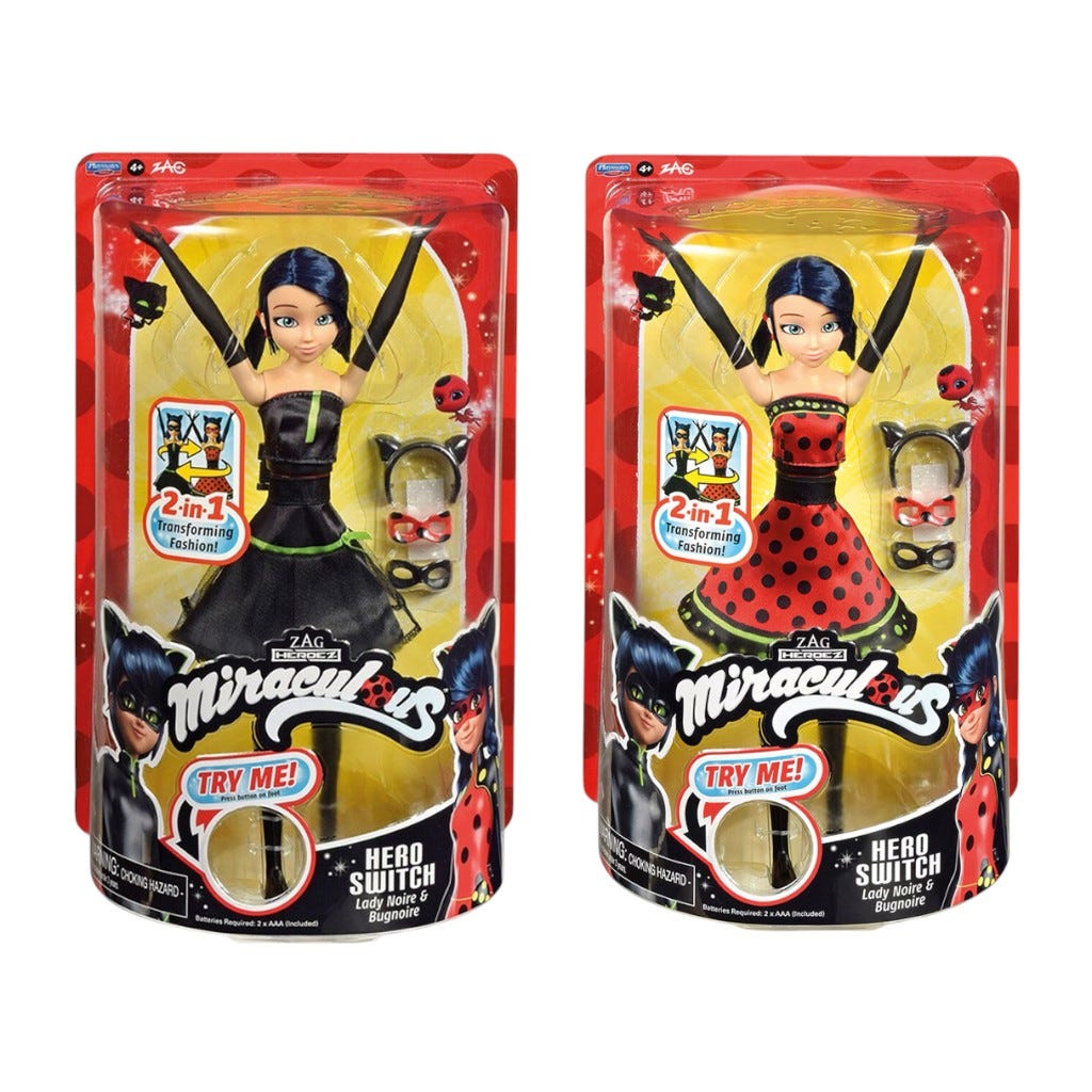 Miraculous Muñeca Fashion Transformación