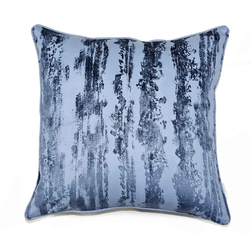Cojín Con Estampado Azul 45X45Cm