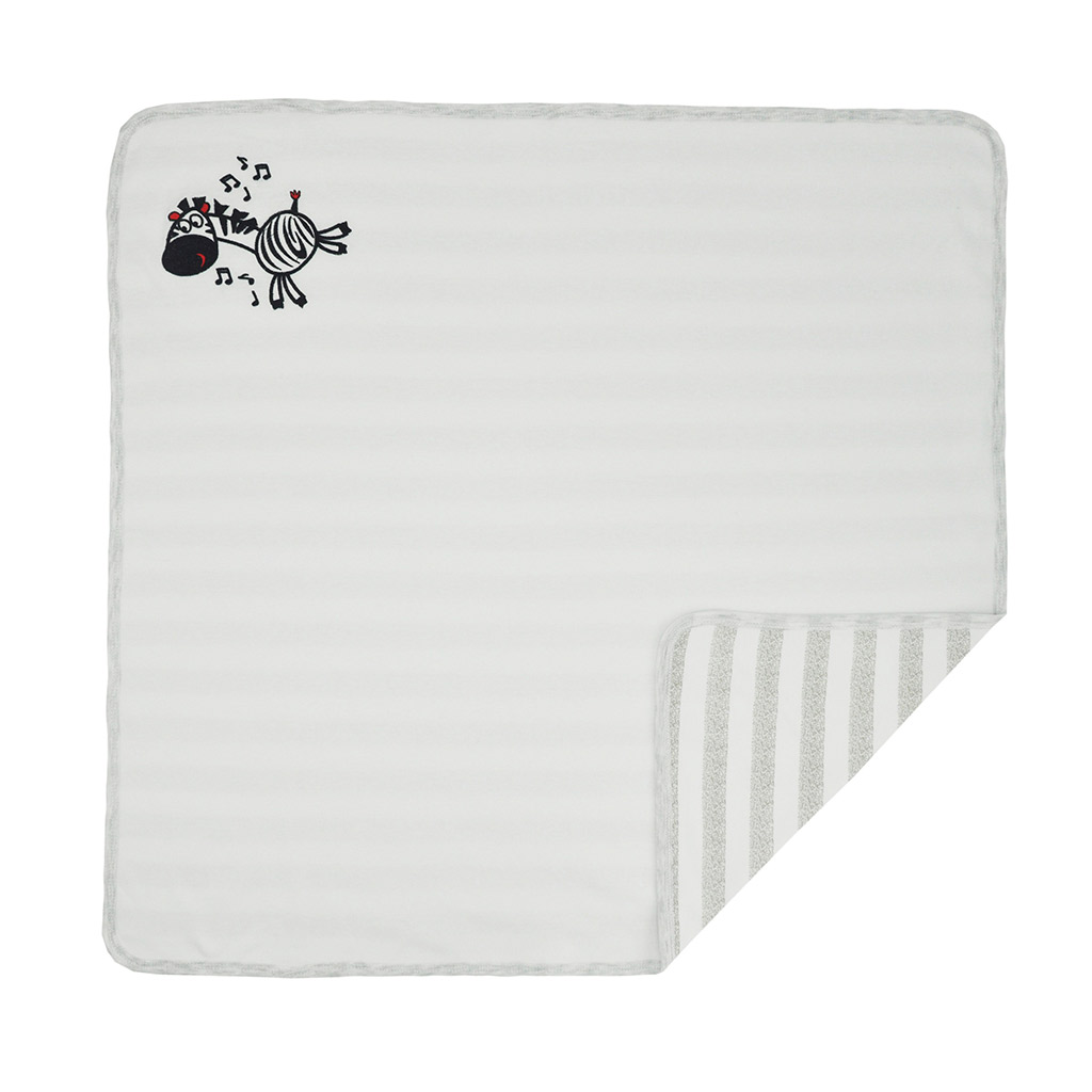 Manta Para Bebé Blanco Con Estampado Baby Look