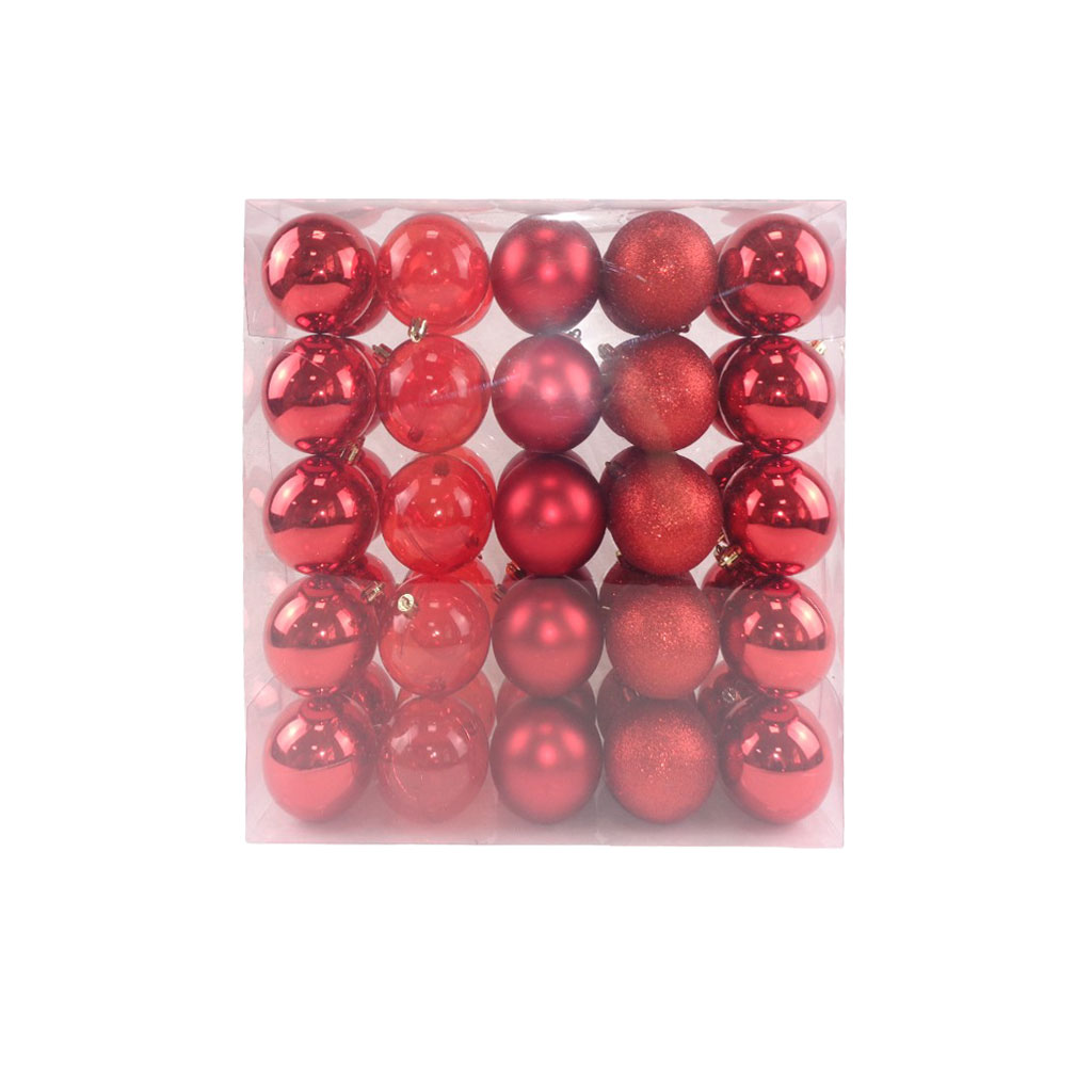 50 Piezas De Bambalinas Rojas 7cm