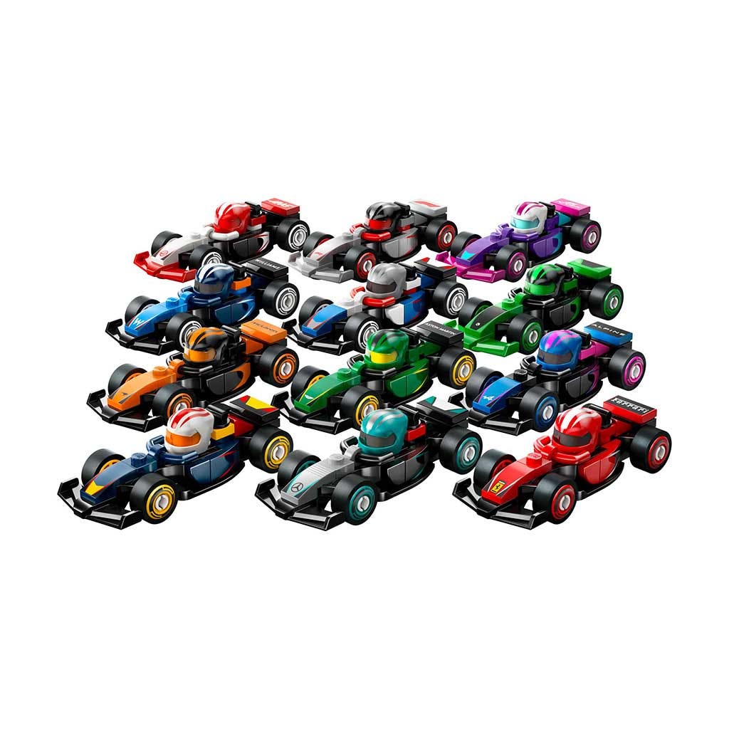 Bloques Lego Coches De F1 Coleccionables 29Pzs Surtido