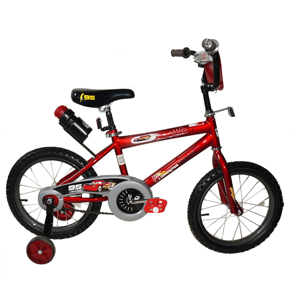 Bicicleta Cars Disney Para Niños 16"