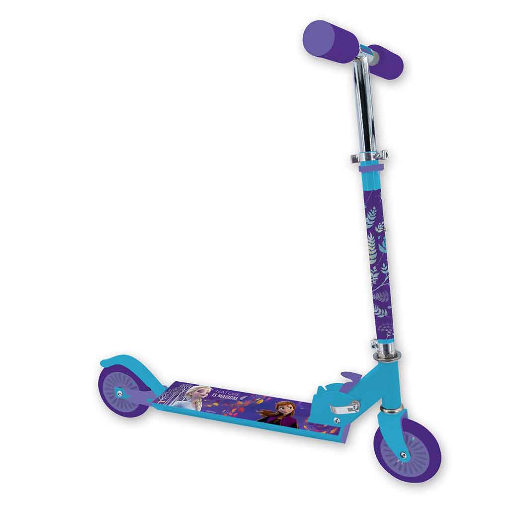 Scooter de aluminio con dos ruedas Frozen