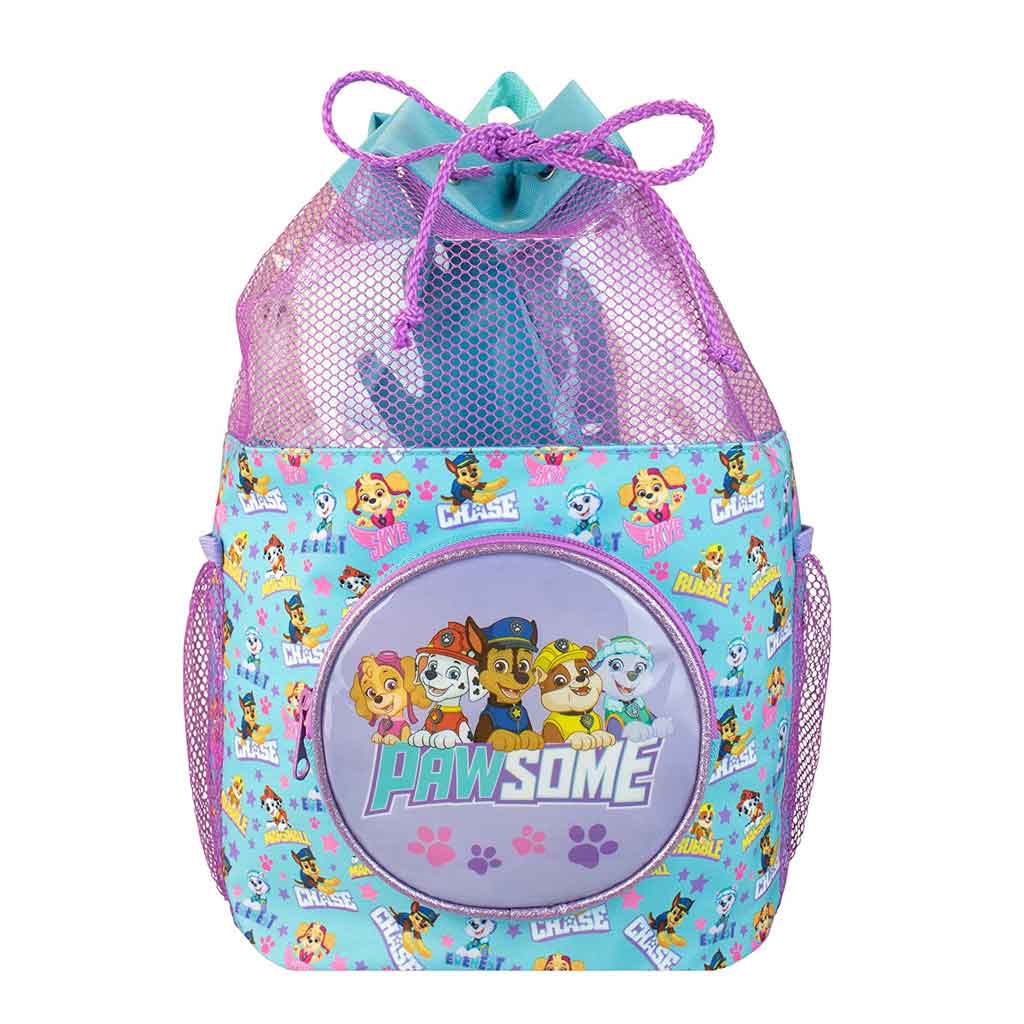 Set de playa con bolsa plastica Paw Patrol Girl