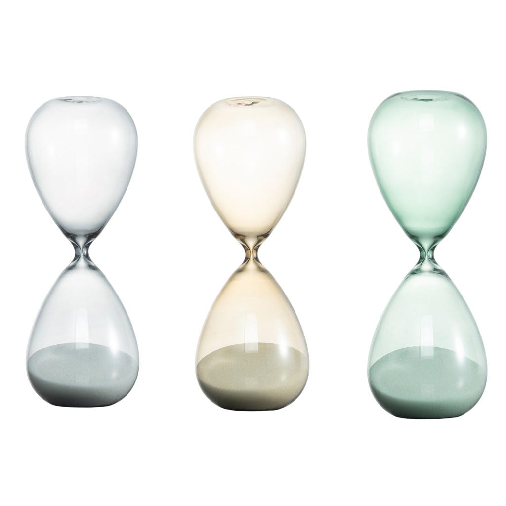 Reloj Decorativo De Arena De 45 Minutos Surtido 9X25Cm