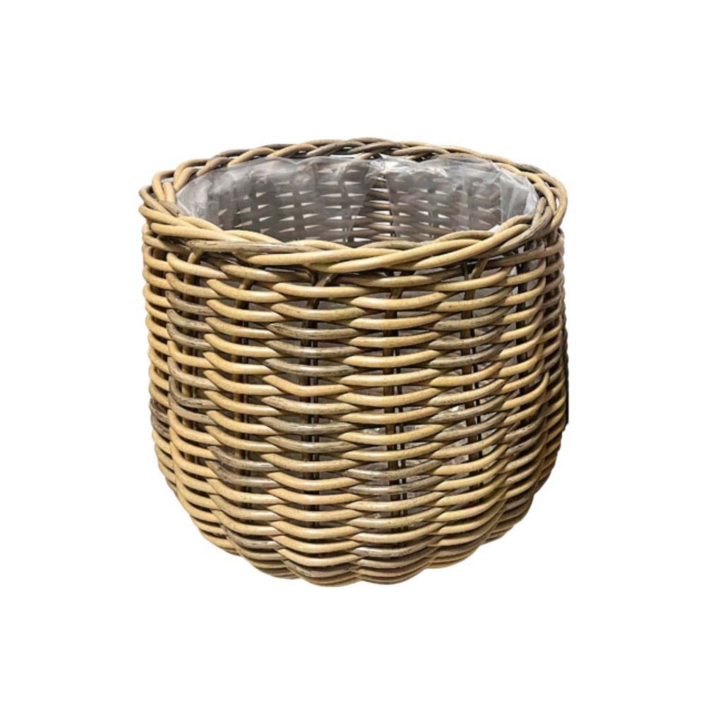 Cesta Redonda De Ratán 45X39Cm