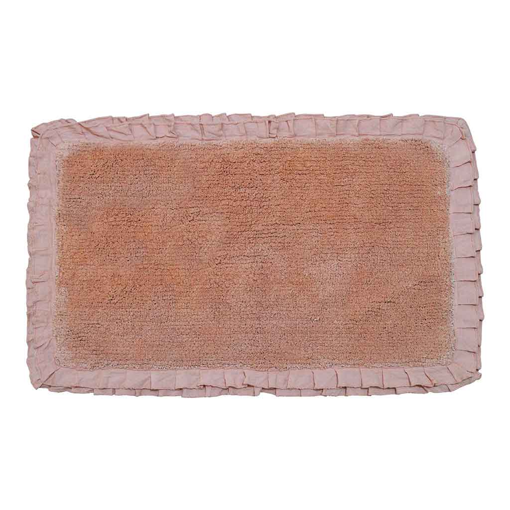 Alfombra de baño de color durazno 50X80CM