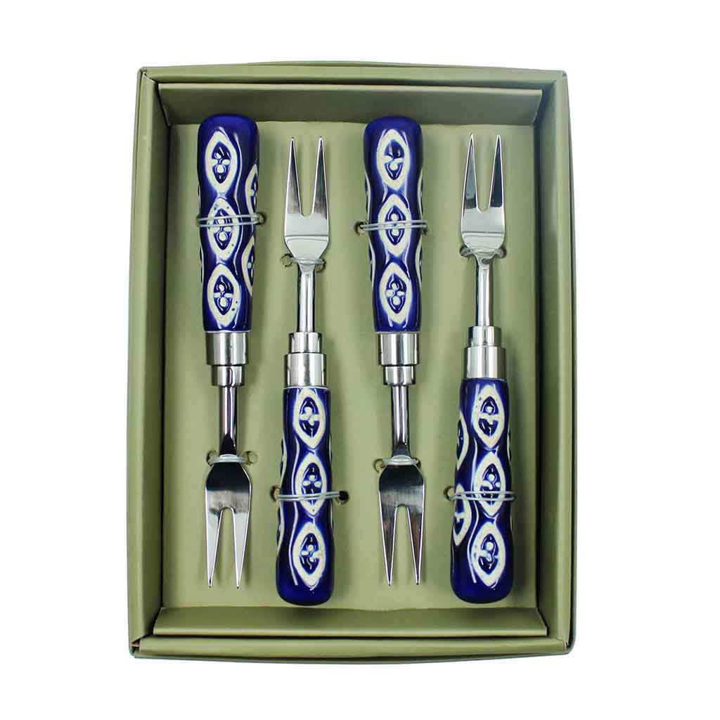 Set 4 Pcs De Tenedores Para Servir