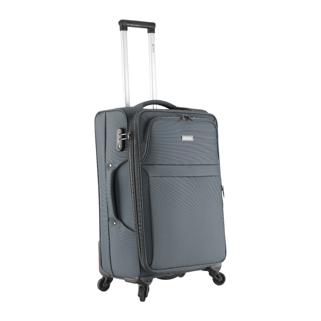 Maleta De Viaje Tela Gris 28"