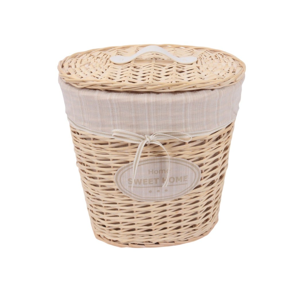 Cesta Para Ropa Color Natural 33X21X36Cm - Aliss