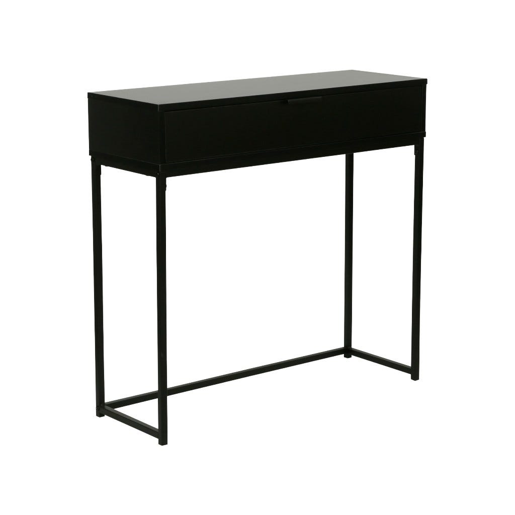 Mesa Consola Vilma Negro 80x28x76,5cm