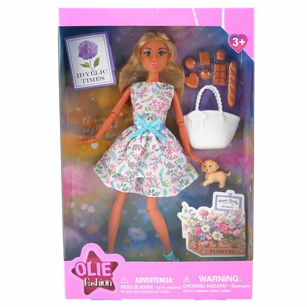 Muñeca 11.5" Con Accesorios Olie Fashion