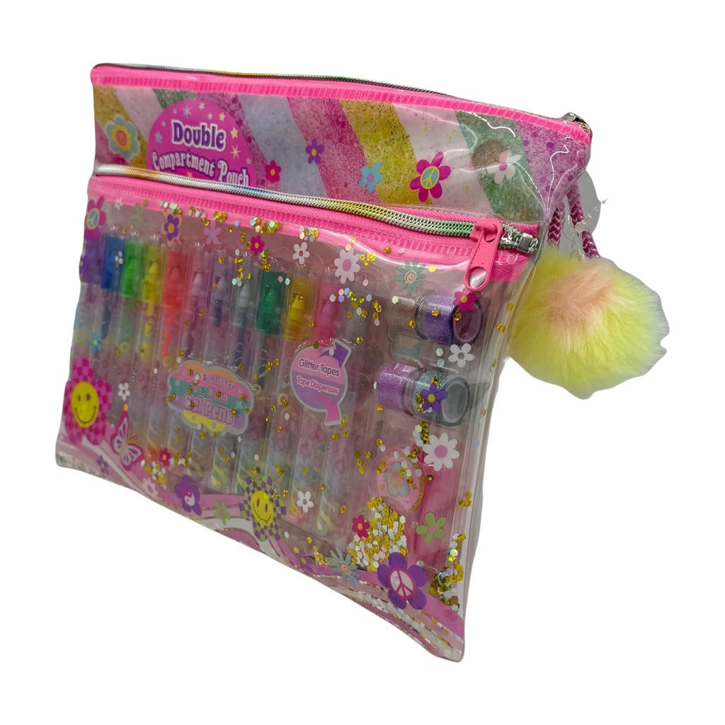 Set Creativo De Bolígrafos De Gel Con Libreta Y Cintas