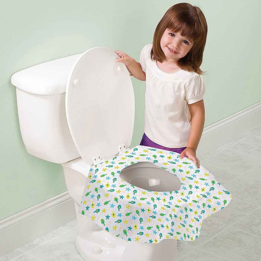 Protector De Plástico Para El Asiento Del Inodoro