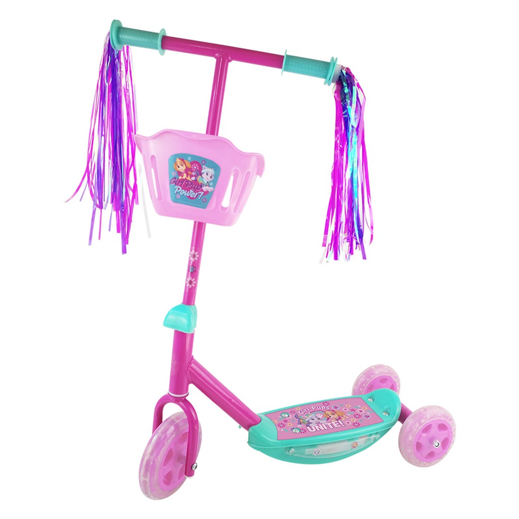 Scooter con Canasta para Niña Paw Patrol