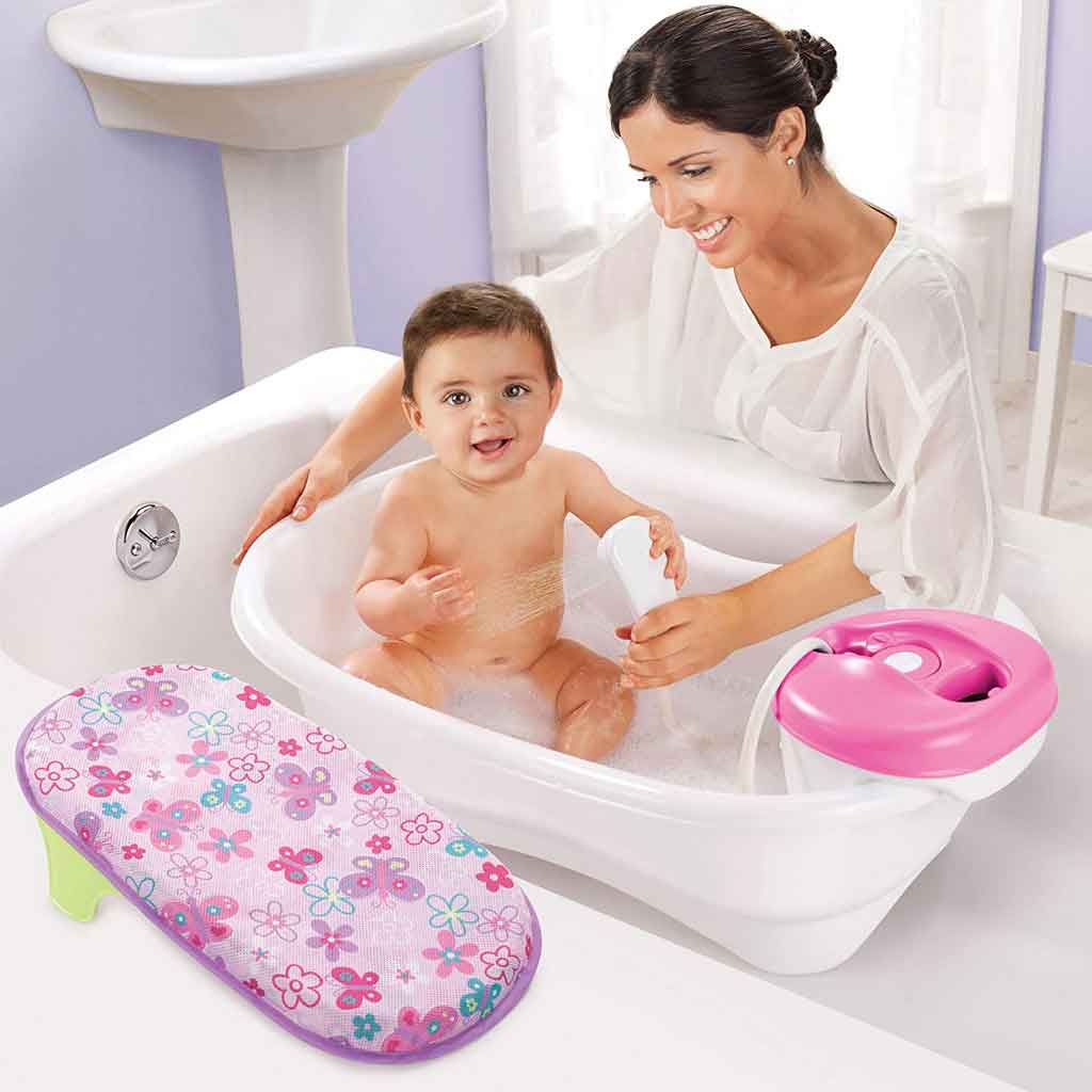 Centro De Bañera Para Recién Nacidos Rosado Summer Infant