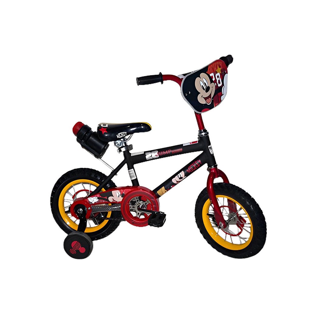Bicicleta Deluxe Mickey Mouse Para Niños 12"