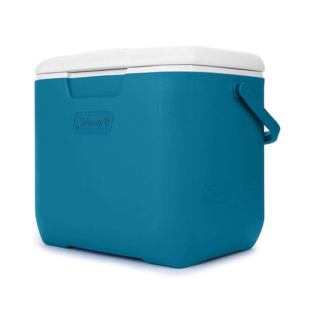 Hielera Portátil Azul Con 30 Cuartos Coleman