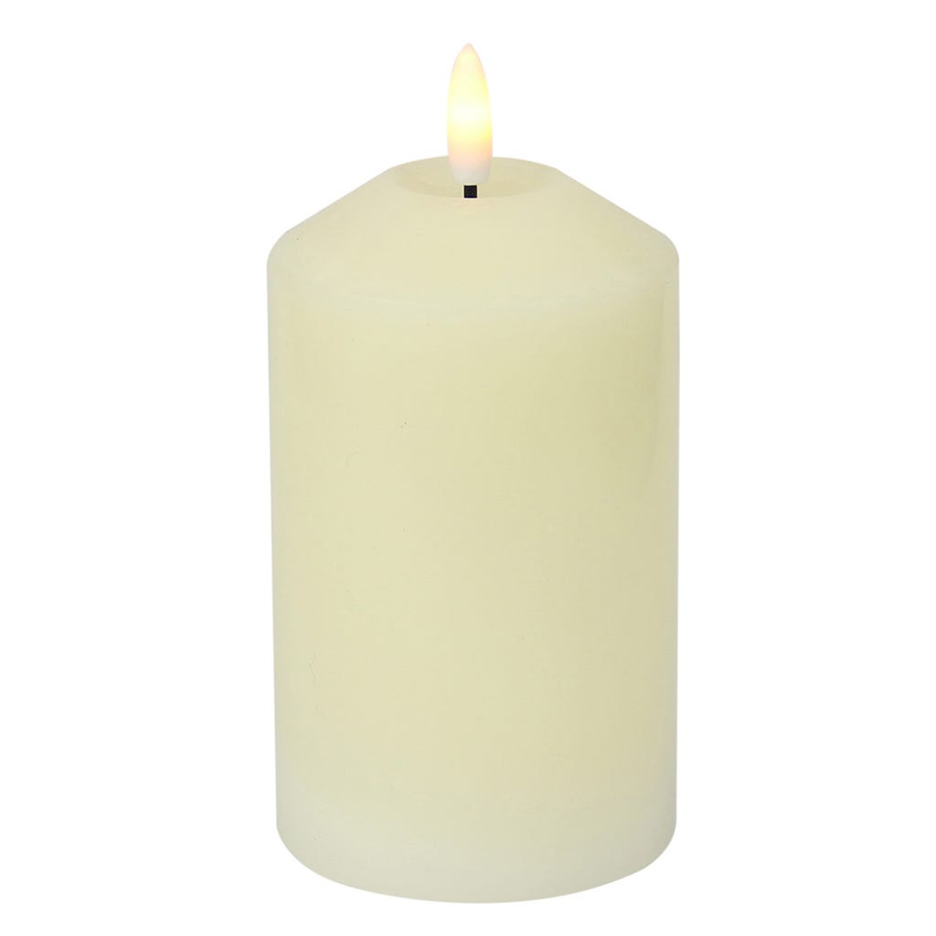 Vela De Led Crema 7.5x13cm