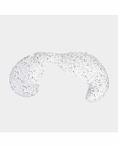 Almohada Para Embarazadas Gris Con Estampado Floral Boppy