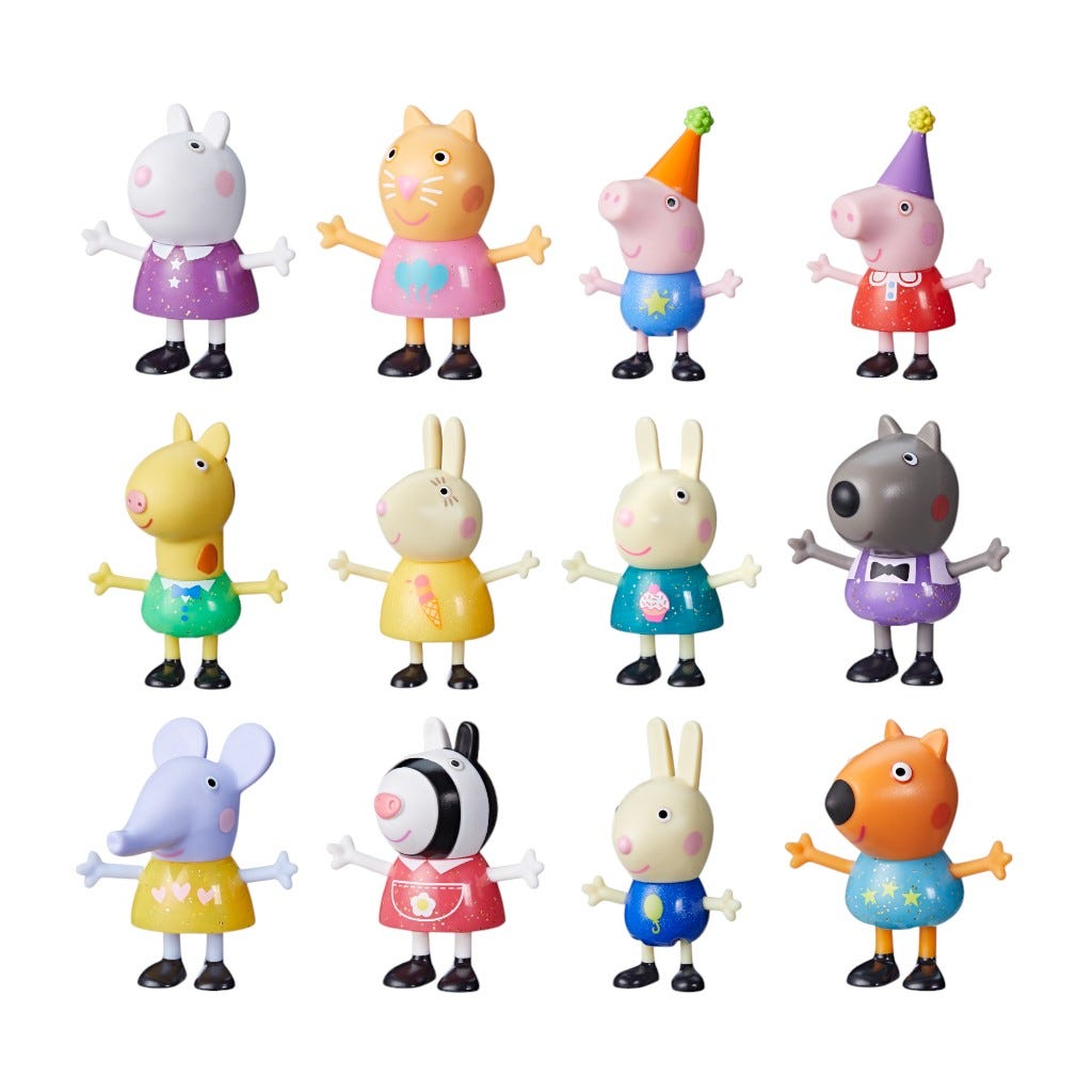 Figuras De Fiesta Peppa Pig Y Sus Amigos Surtidos