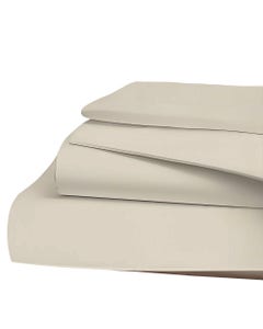 Juego De Sábanas Twin Beige