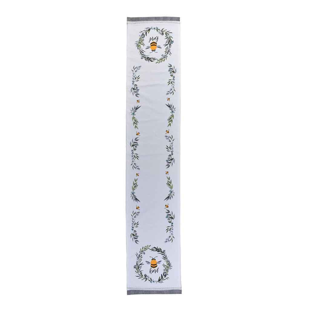 Camino De Mesa Estampado De Abeja 35X180Cm