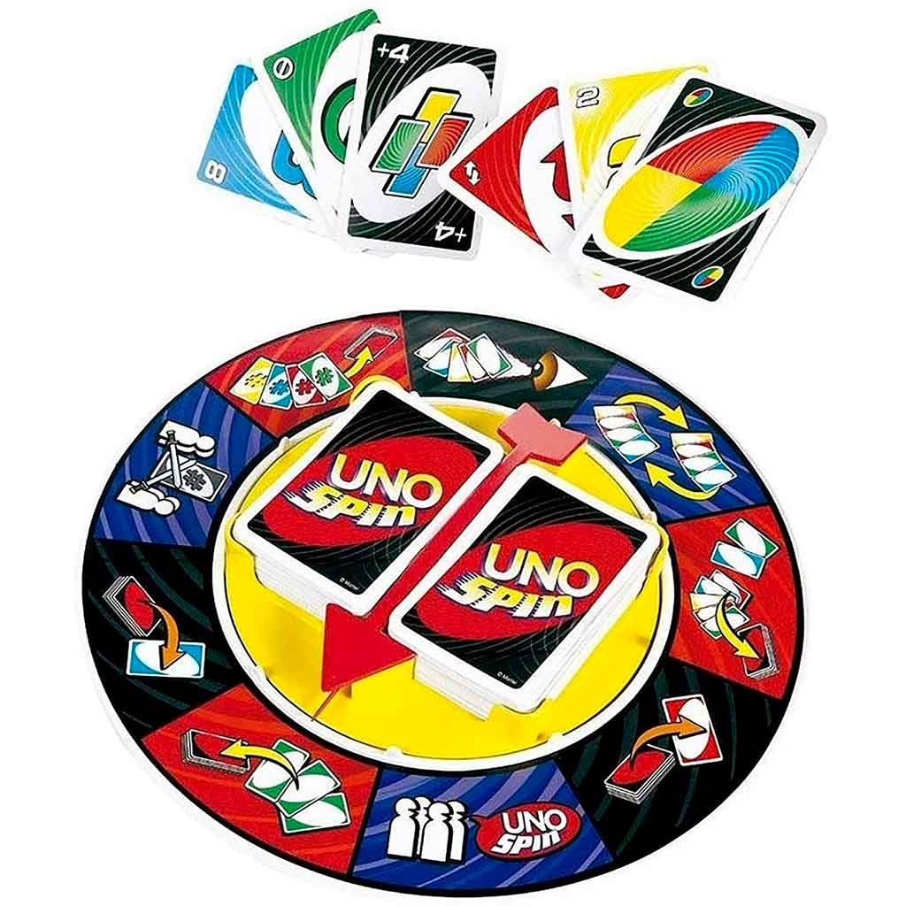 Juego De Cartas Uno Mattel Spin