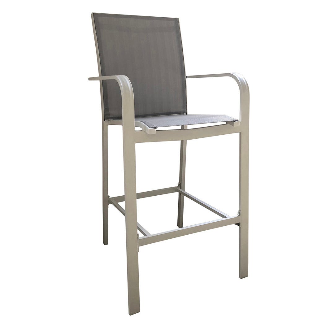 Silla De Bar Pirro -Gris Claro
