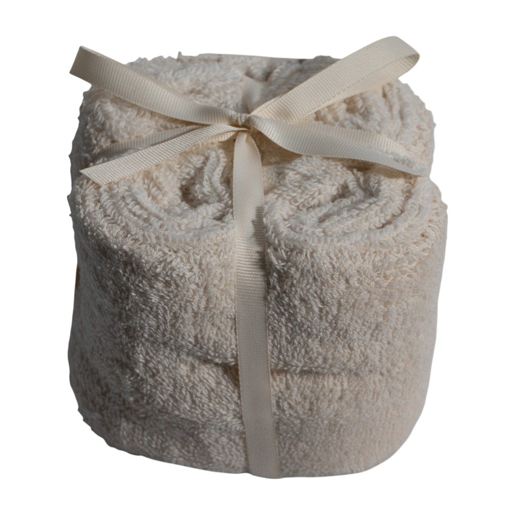 Toalla Set 4Pzs Crema 30X30Cm