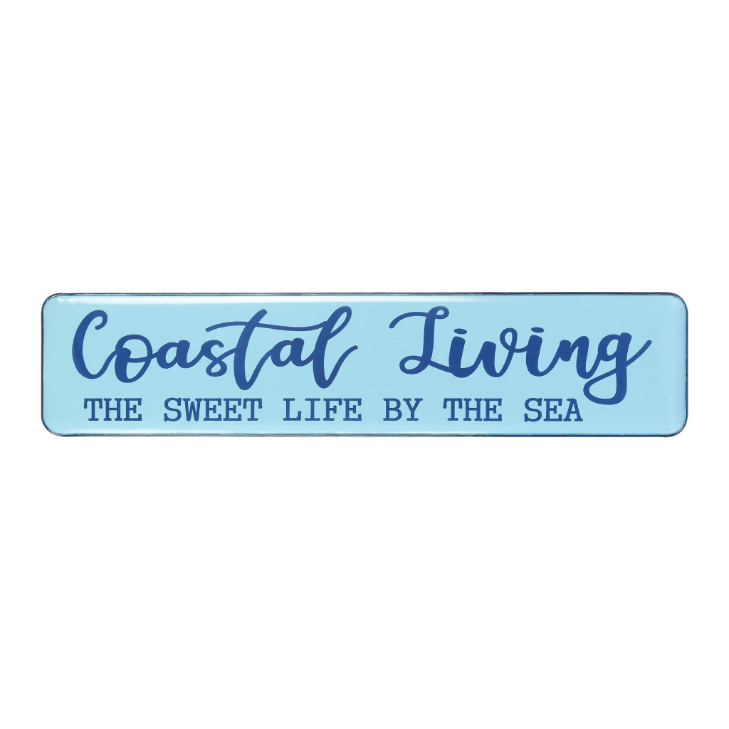 Cartel decorativo azul claro Coastal Living