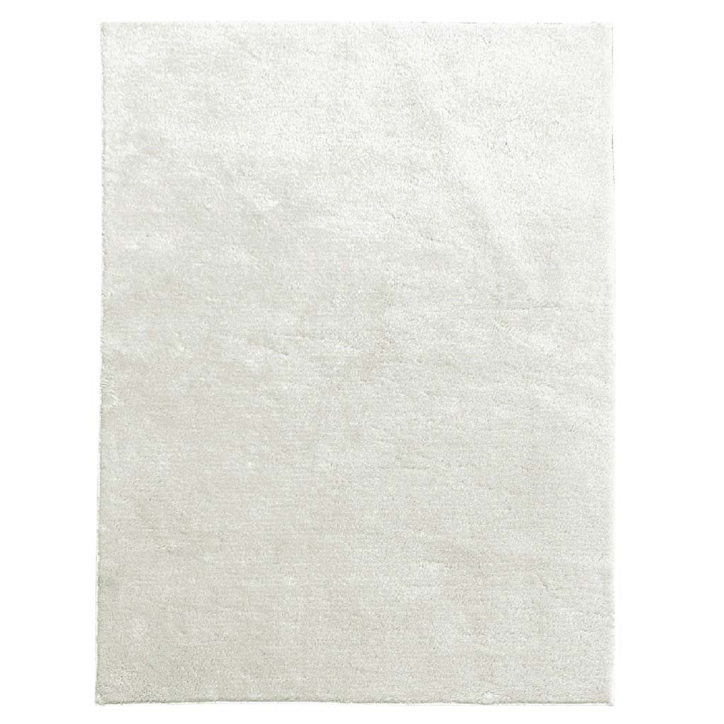 Alfombra Afelpado Blanco Marfil 180X240Cm