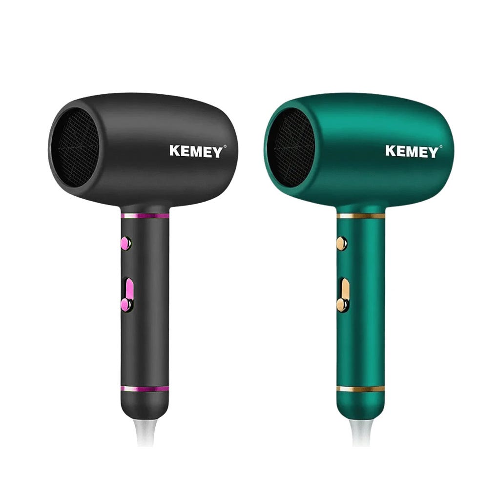 Secador De Pelo 1300 W Colores Surtidos Kemey