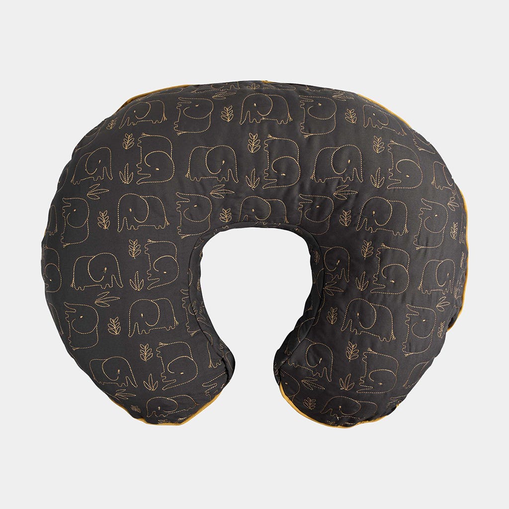 Almohada de Lactancia y Posicionador Boppy Elefante Dorado 