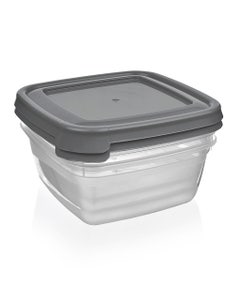 Conjunto De 2 Recipientes De Plástico Para Alimentos 2500ml Bager