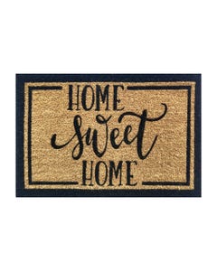 Alfombra "Home Sweet Home" Con Marco Negro 40X60Cm