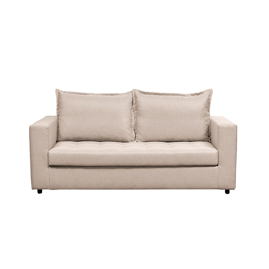 Sof&aacute; de 2 asientos beige Storm 180X92X65CM
