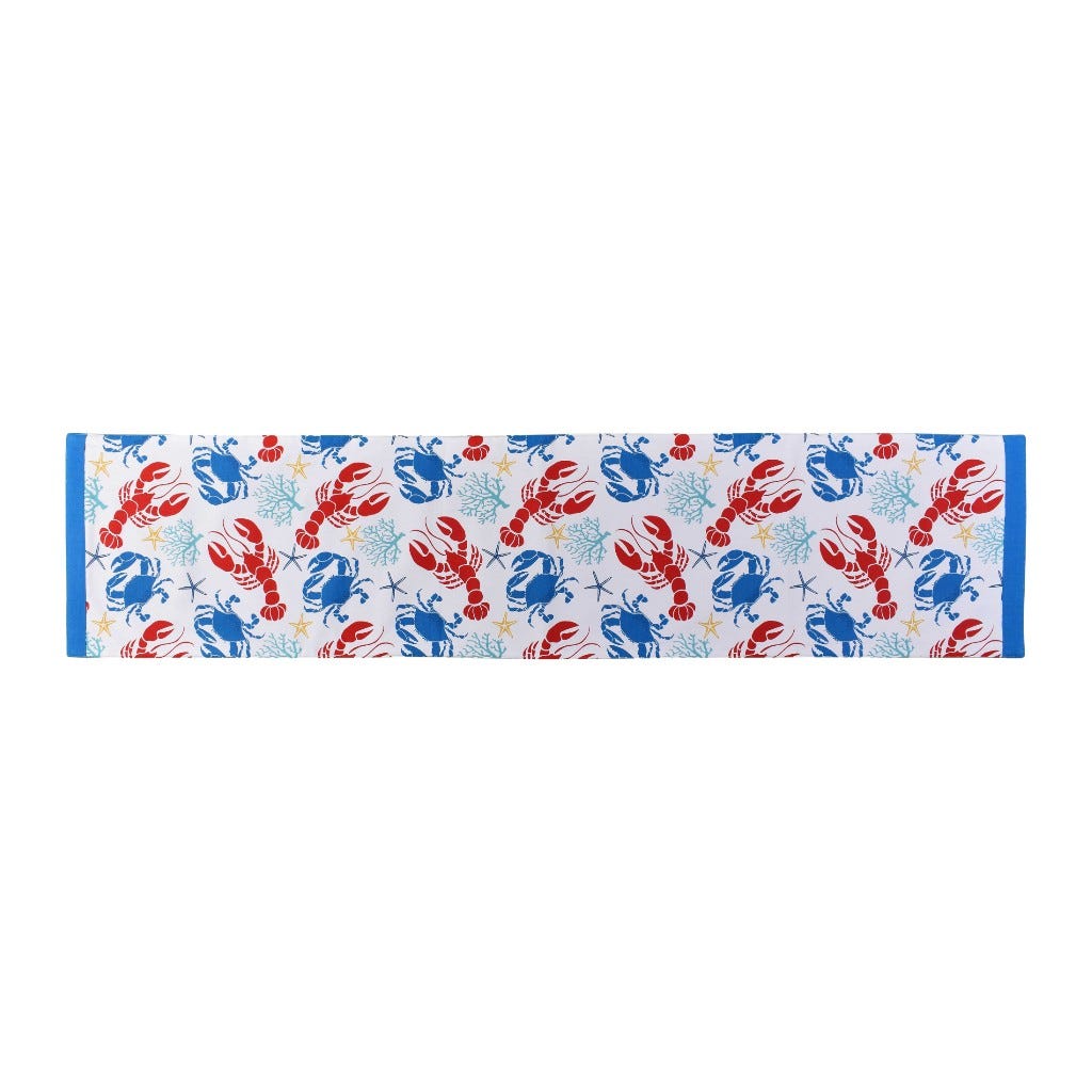 Camino De Mesa Estampado De Langosta 33X148Cm