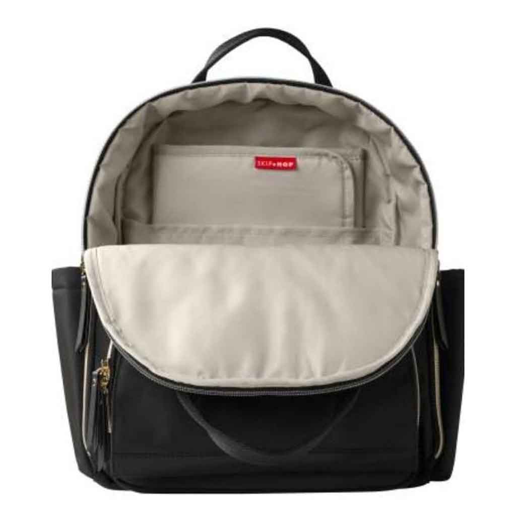 Mochila para pañales negro Envi Luxe Skip Hop