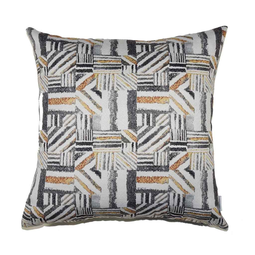 Cojín Estampado De Color Gris 45x45cm