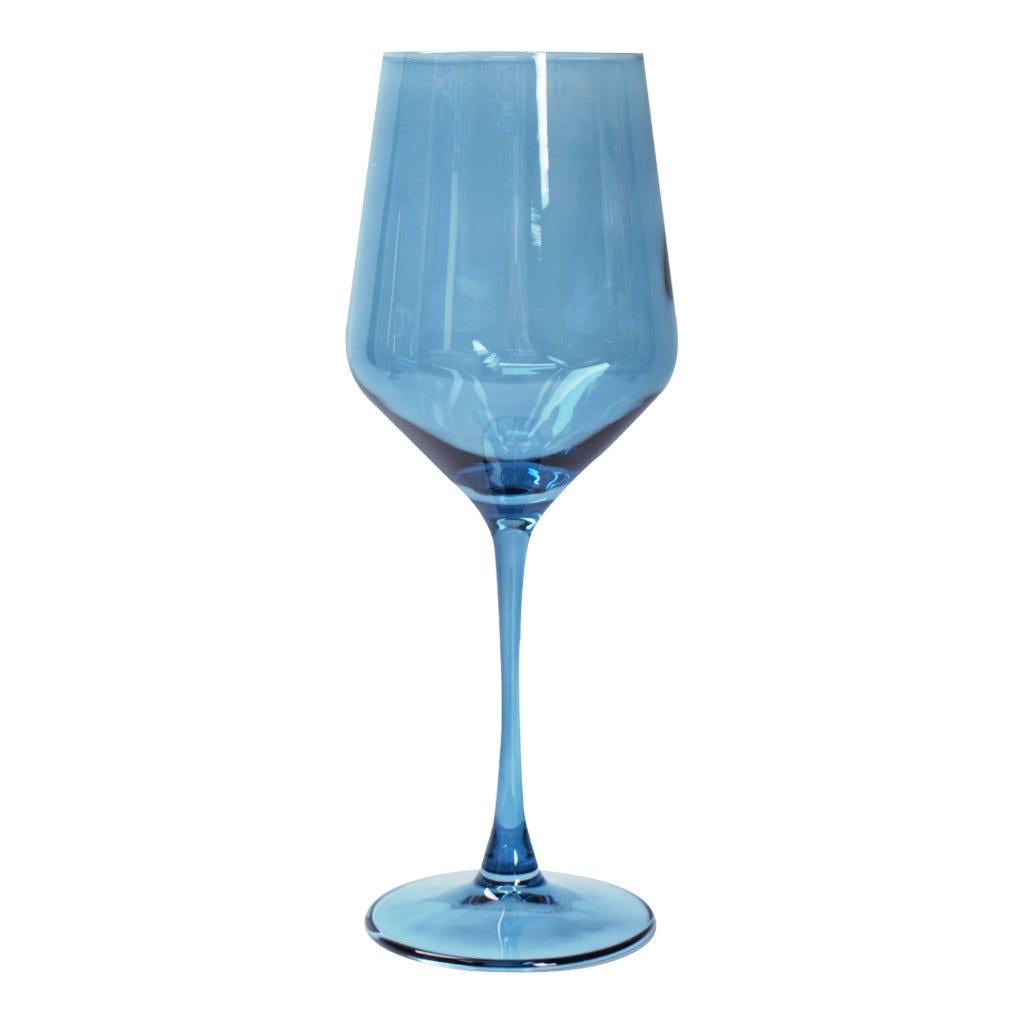 Copa De Vino Azul 480Ml