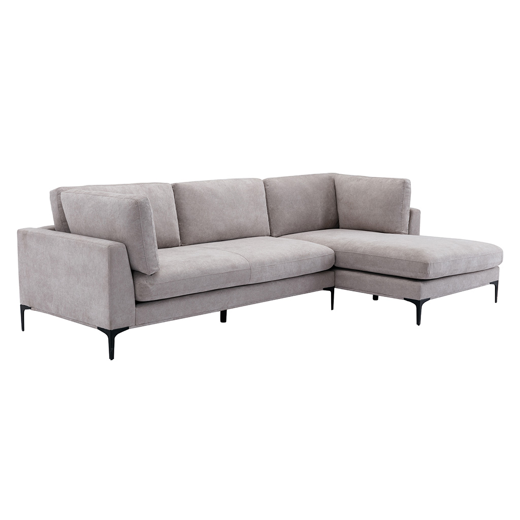 Sofa De Esquina Derecha Corner Beige 375x104x82cm